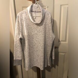 RBX Heathered Gray Cowl Neck Sweater